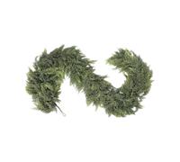 SZLIFE Ghirlanda di Natale, decorazione natalizia, verde, decorativa, 180 cm, pianta artificiale per la casa, tavolo per le feste, esterno, interno