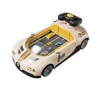 SZLIFE Giocattolo con volante, educativo, robusto, musicale, giocattolo per auto, gioco di guida simulata, auto da corsa per bambini di 3, 4, 5 e 6 anni, 399 Livelli