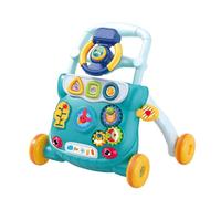 SZLIFE Giocattolo per Bambini Che Cammina, Si Spinge, Si Siede E Si Alza, con Pannello Musicale, per Lo Sviluppo della Coordinazione Occhio-Mano, Centro Atti, Verde