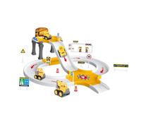 SZLIFE Giochi di Auto in età prescolare Giocattoli per Giocattoli assemblati attività all'aperto Kit di Auto educativa Versatile per Un Giocattolo da Ragazzo, Auto Ingegnere Gialla
