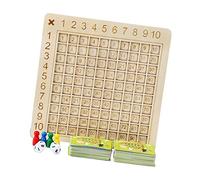 SZLIFE Gioco da Tavolo di Matematica, Gioco, Giocattolo in Legno da Tavolo, Moltiplicazione E Divisione per Compleanni di Bambini, Lezioni, Moltiplicazione