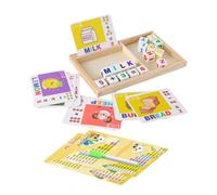 SZLIFE Gioco di Carte Matematiche Flash Gioco di Apprendimento Delle Parole in Età Prescolare Giocattolo Da Viaggio Ragazze Ragazzi Bambini