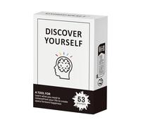 SZLIFE Gioco di Carte Scopri Domande di Auto Quiz, Crescita, 53 Carte Prompt Si Trovano, Scintilla Conversazioni Profonde