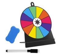 SZLIFE Giradischi da Tavolo con, Forniture Fai da Te, Ruota Girevole, Estrazione a sorte, Ruota della Roulette, interattiva, Multifunzionale, Style E
