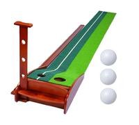 SZLIFE Golf Mettle Mat Mettle Green Migliora la precisione Attrezzatura da Golf Pratica Set con Il Ritorno della Palla per casa da Giardino Esterno Interno