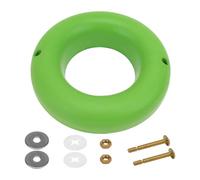 SZLIFE Guarnizione di ricambio per WC senza cera, facile da installare, anello di cera per WC, guarnizione verde per la maggior parte degli scarichi