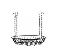 SZLIFE Inserto Regolabile per Ganci, riempitivo per Vaso, Facile Installazione, Supporto Decorativo per Vaso di Fiori per Giardinaggio, Nero