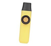 SZLIFE Kazoo portatile con cordino, strumento musicale multiuso professionale per riunioni e feste, facile da suonare, tono regolabile, Giallo