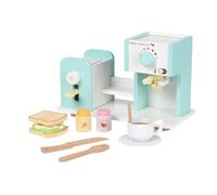 SZLIFE Kids Wooden Coffee Maker Giocattolo per 3+ Creative Ideale Regalo per la Mano Abilità Abilità di Capo Matrice Immaginativa Toy