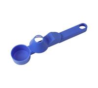SZLIFE Kit di cucchiaini per caffè, imbuti, cucchiaini dosatori, facili da pulire, anti-goccia, per caffè macinato, tè proteico, gadget da cucina livellante, Blu