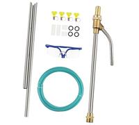 SZLIFE Kit per sabbiatura con idropulitrice, Versatile, Pratico, Professionale, Robusto, Attacco per sabbiatrice a Umido da 1/4 di Pollice con sgancio rapido, Verde