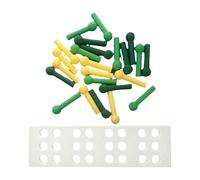 SZLIFE Lavagna didattica per non vedenti, strumento didattico portatile con asta lunga e testa rotonda, per esercitarsi nell'insegnamento del Braille,
