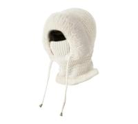 SZLIFE Maschera integrale passamontagna maschera da per sport all'aria aperta inverno pattinaggio arrampicata, Bianco