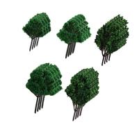 SZLIFE Modello Alberi Verdi Alberi Statue in Scala realistica Layout Ferroviario Diorama Artigianato di Artigianato Decorazione del Gioco Layout Mini Diorama, 20 Pezzi