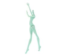 SZLIFE Nude Bambola Corpo Snodato per Corpo Intero per Monster Body Articolazioni Mobili Plastica Durevole Adatto per Bambini Collezionist, Verde