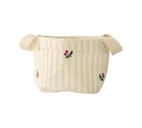 SZLIFE Organizer per Pannolini, Cestino per Pannolini Multifunzionale per Neonati, Contenitore per la conservazione di Oggetti Essenziali, per, Ciliegia Piccola