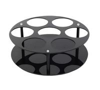 SZLIFE Organizzatore per sciroppo di caffè, scaffale per sciroppo di caffè, Piatto Girevole Rotondo, ripiano Stabile, scaffale per condimenti, organizzatore