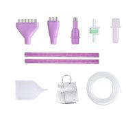 SZLIFE Pennarelli Diamond Dot Penne Accessori per Pittura Strumenti Pennarelli Diamond Silenziosi e Stabili con Ventosa Fai da Te con Vassoio Portaoggetti, Penna Viola Crepata