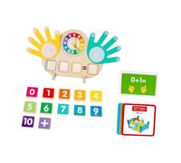 SZLIFE Piccolo gioco di matematica con le dita, conteggio dei numeri, addizione e sottrazione, giocattolo per l'apprendimento a casa, per bambini