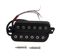 SZLIFE Pickup humbucker a sei corde per chitarra elettrica, con supporto coil split, basso rumore, ventaglio professionali, componenti per strumenti, Cromato 50mm