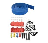 SZLIFE Pista Flessibile per Auto da Corsa, Set di partenza per Auto pressofuse, Set di Gioco Multifunzionale dal Design Lungo, Pista Fai da Te per Bambini, Blu 4m