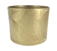 SZLIFE Porta di Fiori Rotondi Piatto d'oro Pianta Gold Pot Versatile Elegante Elegante Contenitore di Piante Fiorite per pianta di Fiori per Fatteria