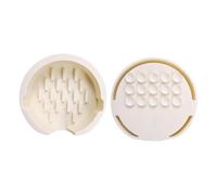 SZLIFE Porta spugna per cucina, organizzatore automatico del flusso d'acqua, supporto leggero in silicone con inclinazione in avanti per uso domestico e, Bianco