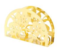 SZLIFE Porta tovaglioli europeo, porta tovaglioli da tavolo, organizer decorativo, distributore di fazzoletti di carta da tavolo, D'oro