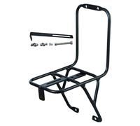 SZLIFE Portapacchi Anteriore per Bici con Freno a V, in Lega di Alluminio, Resistente, con Elevata capacità di carico, di, sostituibile, Robusto, Nero