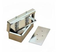 SZLIFE Pressa Carne Acciaio Inox Stampo Pressa Alimentare Utensile Cucina Molla Spessa Resistente Facilita Modellatura Facile da Pulire Adatta per, 1KG, Fondo Rimovibile