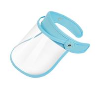 SZLIFE Protezione per il viso antispruzzo, visiera protettiva riutilizzabile, per cucinare, costruire, andare in bicicletta, tagliare le erbacce, Blu