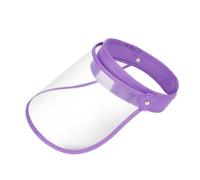 SZLIFE Protezione per il viso antispruzzo, visiera protettiva riutilizzabile, per cucinare, costruire, andare in bicicletta, tagliare le erbacce, Viola