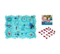 SZLIFE Puzzles Track Play Set Building Building Buildings Building Toys Slot Rail Toys per I Bambini in Età Prescolare, Tema oceanico, Taglia unica