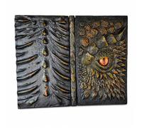 SZLIFE Quaderno con Drago, Notebook Decorato 3D, Oro, 17,5 cm | Fo per annotazioni, Quaderno per journaling, Scrittura creativa domestica, Per
