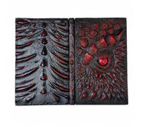 SZLIFE Quaderno con Drago, Notebook Decorato 3D, Rosso, 17,5 cm | Fo per annotazioni, Quaderno per journaling, Scrittura creativa domestica, Per
