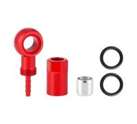 SZLIFE Raccordo per Freno Idraulico per Bicicletta Banjo, componente di Manutenzione dell'inserto del Tubo Flessibile Kit di Raccordo per Tubo Flessibile, Rosso