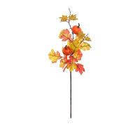 SZLIFE Ramo di foglie d'acero artificiali, pianta finta, autunno, esterno, stelo di foglie finte per ghirlande fai da te, composizione floreale, cucina, Style C