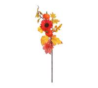 SZLIFE Ramo di foglie d'acero artificiali, pianta finta, autunno, esterno, stelo di foglie finte per ghirlande fai da te, composizione floreale, cucina, Style E