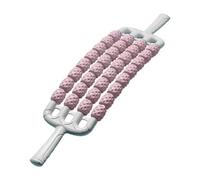 SZLIFE Rullo per massaggio pieghevole, rullo per il rilassamento muscolare del corpo, strumento manuale multifunzionale per esercizi in palestra a casa e per, Rosa