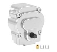 SZLIFE Scatola del Cambio in Alluminio CNC Professionale, Facile da installare, Ricambio in Metallo per Auto cingolate RC in Scala 1/18, Accessorio Fai da Te, Argent