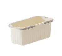 SZLIFE Secchio/cesto per/contenitore D'acqua Portatile per Attività All'aperto E Al Chiuso Come Campeggio, Escursionismo E Giardinaggio, Grigio Beige, L