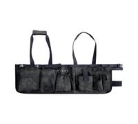 SZLIFE Secchio da pesca organizer con porta-pinza per canna da pesca, accessori portatili, tracolla regolabile con fibbia, borsa per attrezzatura da pesca