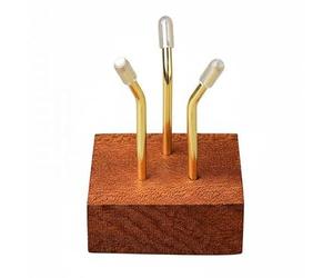SZLIFE Set di 5 Pezzi con Piedistallo in Cristallo, Supporto per Sfere, Espositore, Base a Piedistallo in Stile Galleria per Vetrine, Collezioni, Scrivanie, 2 pezzi