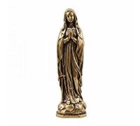 SZLIFE Set di 6 Statuette in Ottone Raffiguranti Gesù, Sculture E Ornamenti Compatti in Ottone Massiccio con Finitura Resistente All'usura, Dettagl, 3 pezzi