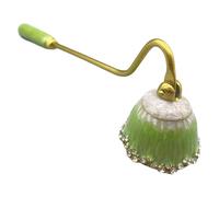 SZLIFE Spegnicandele Candlesnuffer con manico lungo, accessorio decorativo, creativo europeo, copertura per spegnere lo stoppino, Verde