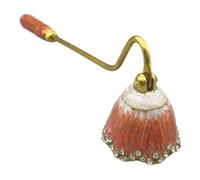 SZLIFE Spegnicandele Candlesnuffer con manico lungo, accessorio decorativo, creativo europeo, copertura per spegnere lo stoppino, Rosa