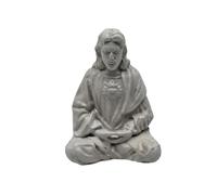 SZLIFE Statua di Gesù in meditazione, resina, collezione, scultura, decorazione per altare religioso, decorazione da tavolo, decorativa per mensola,