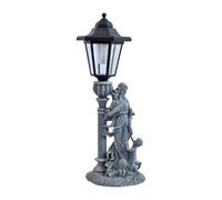 SZLIFE Statua Solare per Giardino E Bambini, Decorazione Artistica per Patio, Lampada da Paesaggio, Figura Decorativa, Luce per