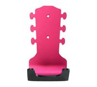 SZLIFE Supporto da parete per chitarra o, senza foratura, accessorio per supporto ukulele, design moderno per chitarra acustica, 8,2x18 cm, robusta, Rosso