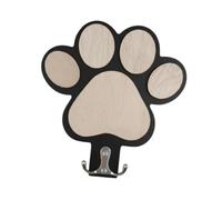 SZLIFE Supporto da Parete per guinzaglio per Cani, per Imbracatura per Animali Domestici, Decorazione per la casa, ricordo, 16x16 cm, Nero